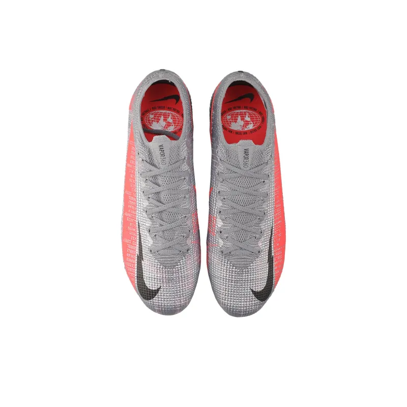 Nike Mercurial Vapor 13 Elite Fg Metallic Grey Crimson-3