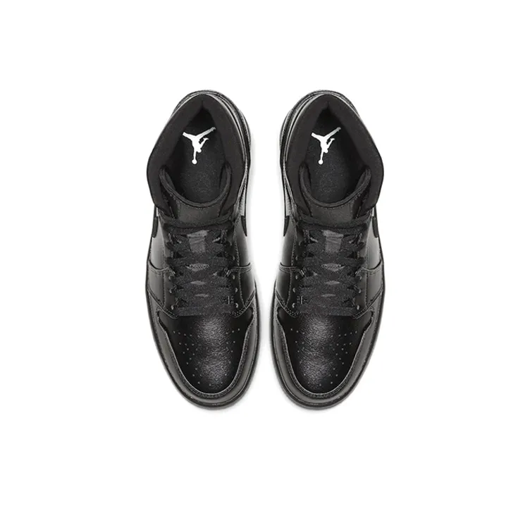 Jordan 1 Mid Black-2