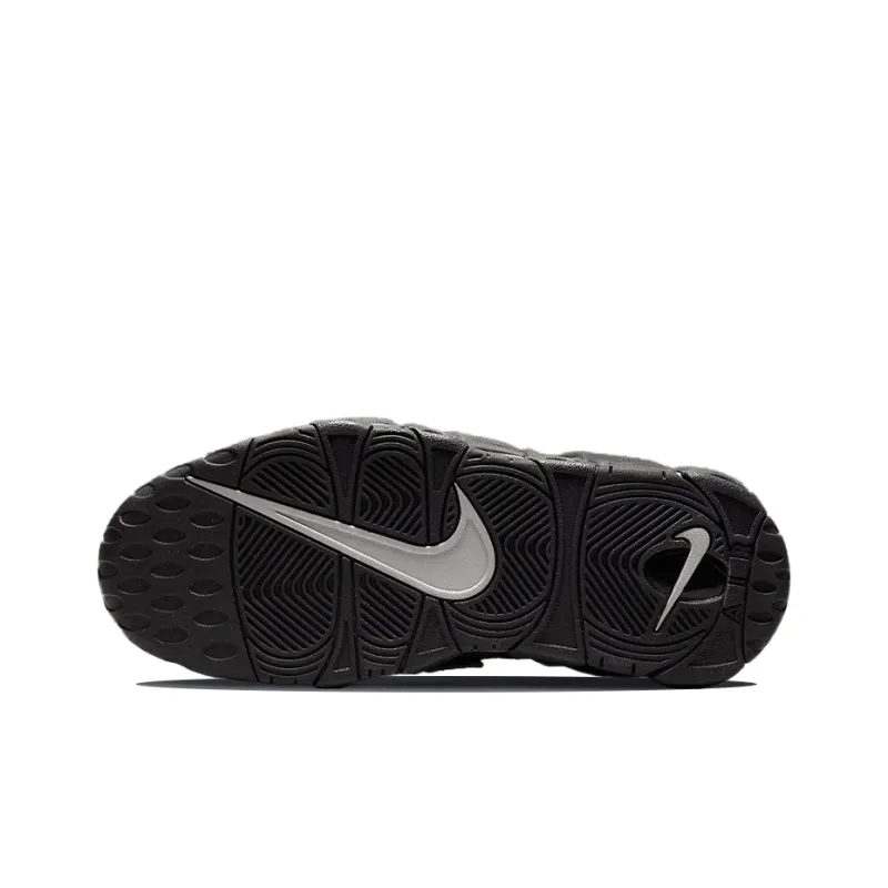 Nike Air More Uptempo Black Silver Women's-5