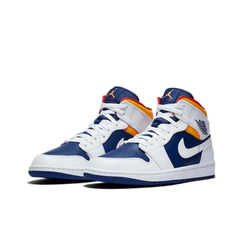 Jordan 1 Mid Royal Blue Laser Orange-2