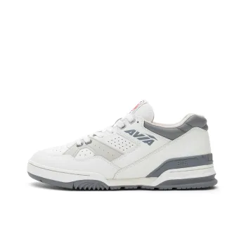 AVIA 855 Series Anti Slip Wear Resistant Low Top Vintage Basketball Shoes Men's White Gray