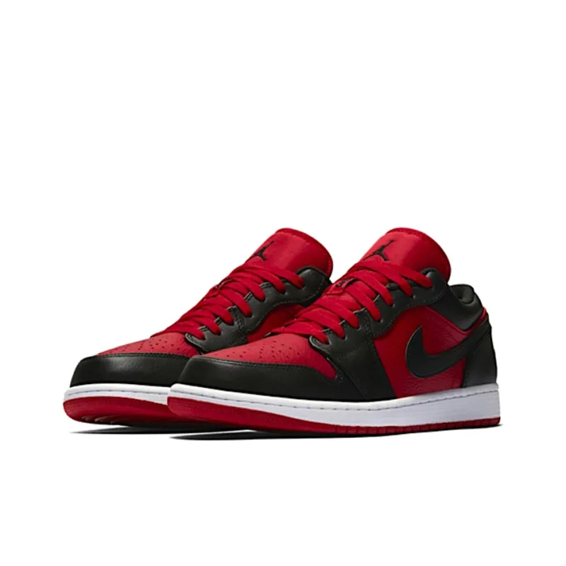 Jordan 1 Low Black Gym Red-2