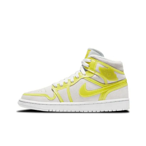 Jordan 1 Mid Opti Yellow Women's