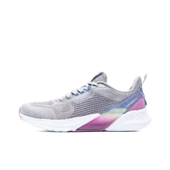361° Volcano Cushioning Slip Resistant Low Top Training Shoes Women's Gray Purple