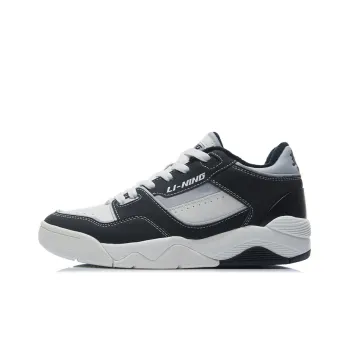 LiNing Retro 80s Wear resistant And Lightweight Low Top Vintage Basketball Shoes Women's Black