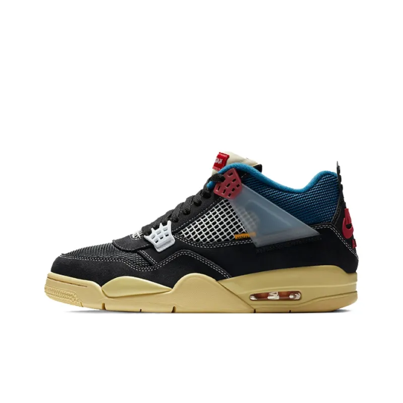 JORDAN 4 Retro Union Off Noir-0