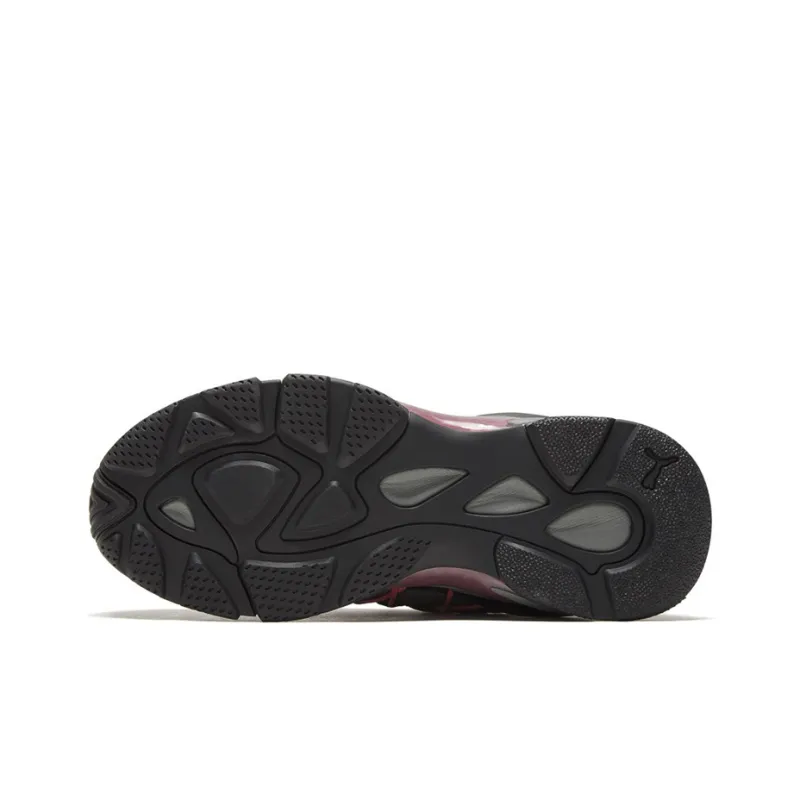PUMA Lqdcell Omega Striped Knit 'Black Castlerock'-4