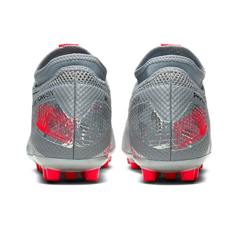 Nike Phantom VSN 2 Academy DF AG Artificial Grass 'Grey Red'-4