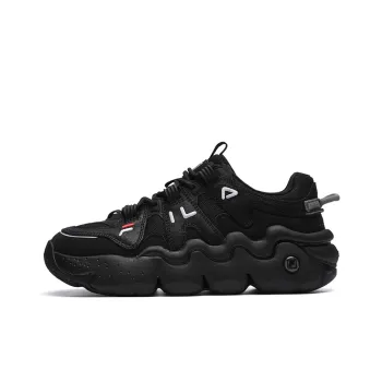 FILA Retro Basketball Shoes Black Women's