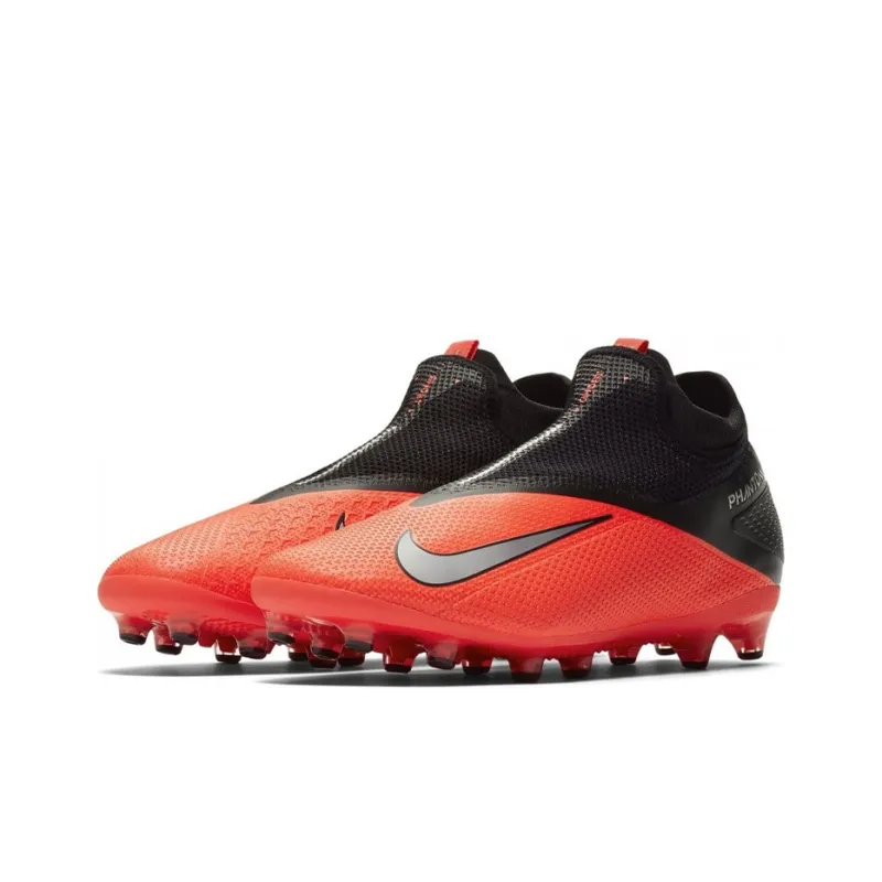 Nike Phantom VSN 2 Pro DF AG Artificial Grass Black Orange-2