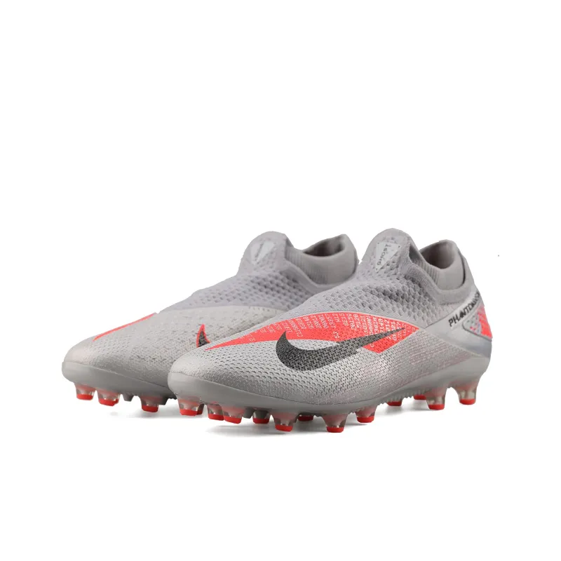 Nike Phantom Vision 2 Elite Df AG Pro Metallic Grey Crimson-2
