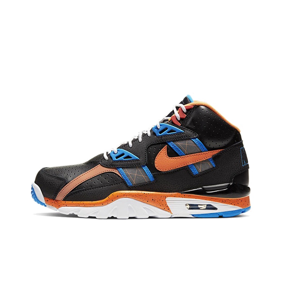 nike air trainer sc high orange blue