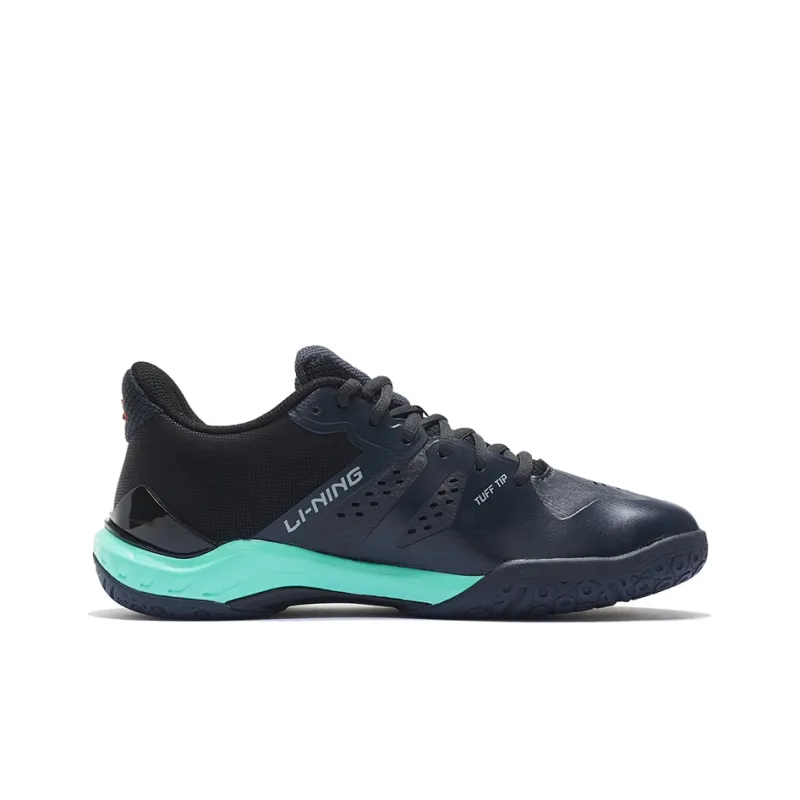 LiNing Cloud Thunder Cushioned Slip Resistant Abrasion Resistant Breathable Low Top Badminton Shoes Unisex Black-1