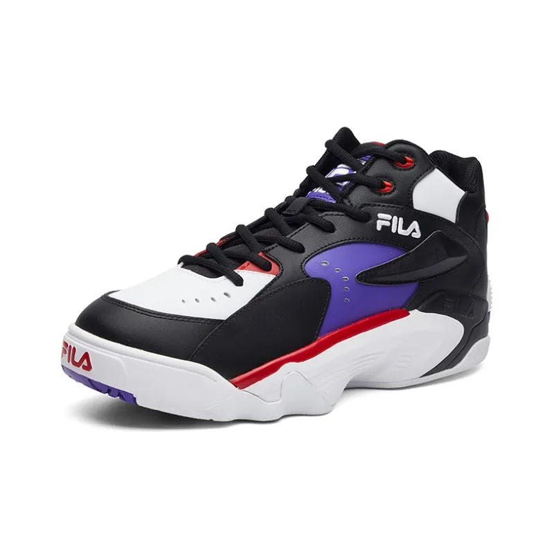 FILA Jamball Mid Sneakers 'Black Purple'-1