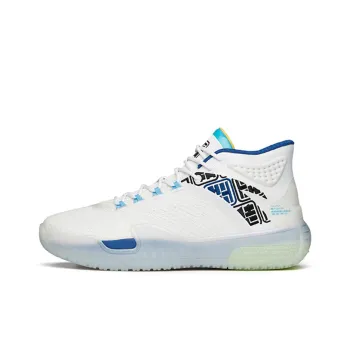 ANTA Basketball Collection Basketball Shoes Men Mid Top ANTA White/Spectrum Blue/Black