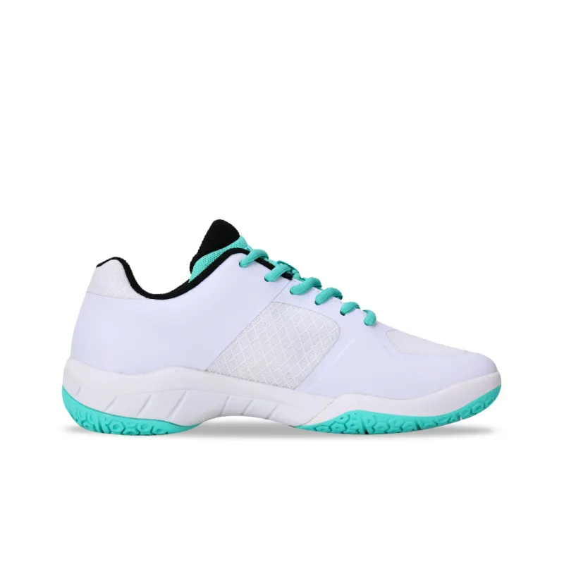 KUMPOO Badminton Shoes Unisex Low Top White-1