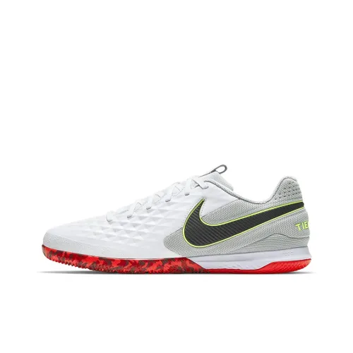 Nike Tiempo React Legend 8 Pro IC Soccer Shoes Men Low-Top White/Red/Green