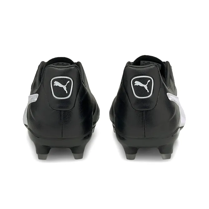 Puma Vegan King Pro 21 SL FG 'Black White'-3
