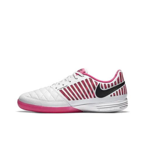 Nike Lunar Gato Soccer Shoes Men Low-Top White/Pink