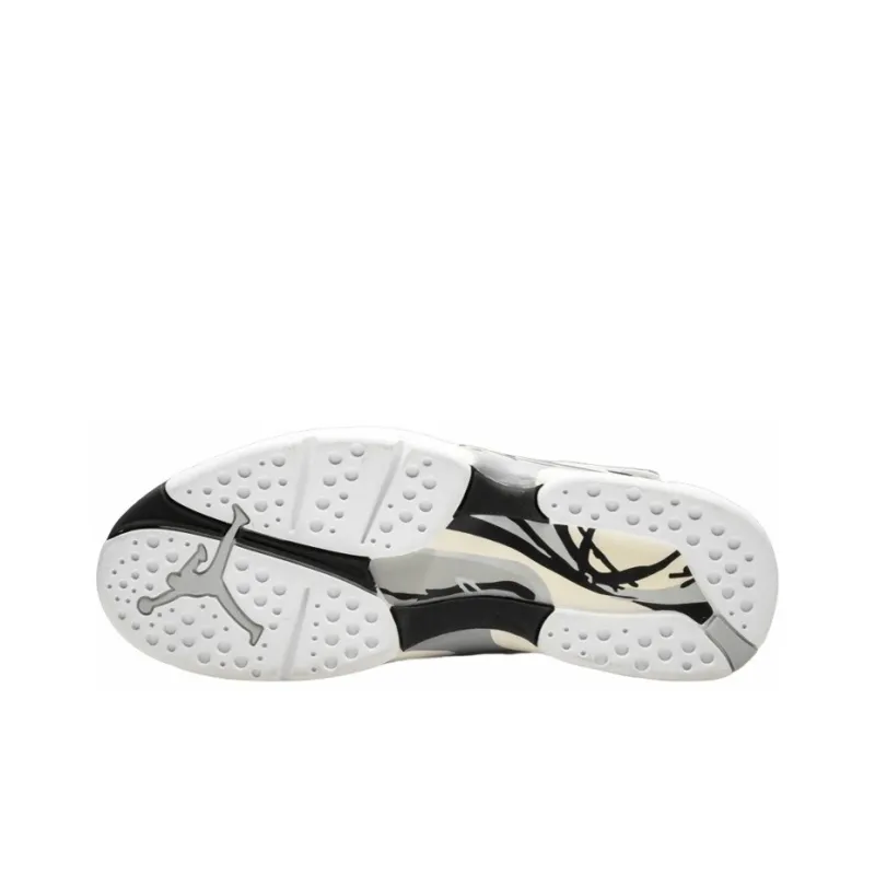 Jordan 8 Retro Low White Metallic Silver-5