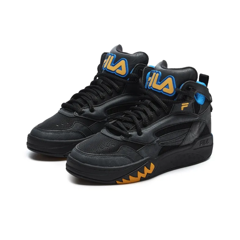 FILA FUSION DESPERADO WE Desperado We Mid Top Vintage Basketball Shoes Men's Black-2