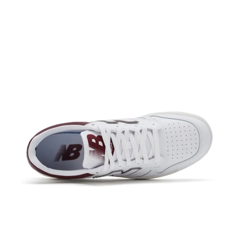 New Balance 480 White Maroon-2