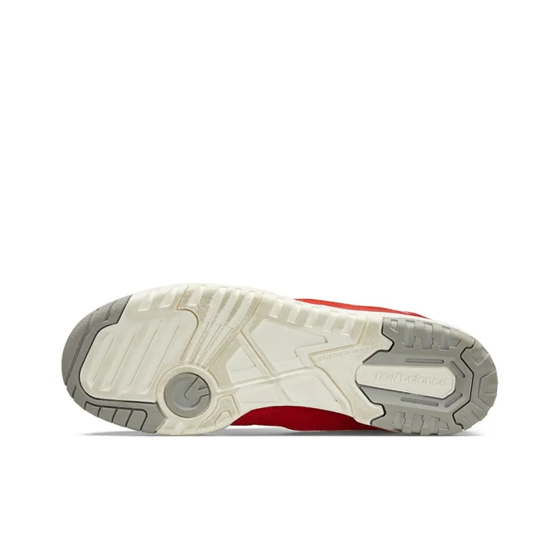 New Balance 550 Suede Pack Team Red-4