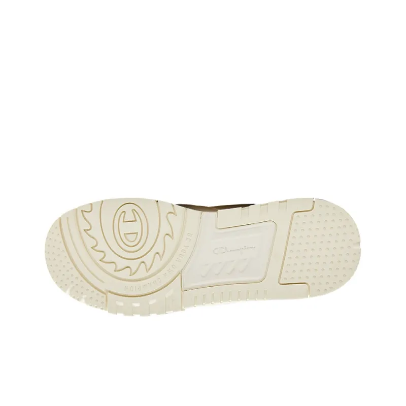 Champion RetroBasket 19 High-Top Vintage Basketball Shoes Women's Milk White-4