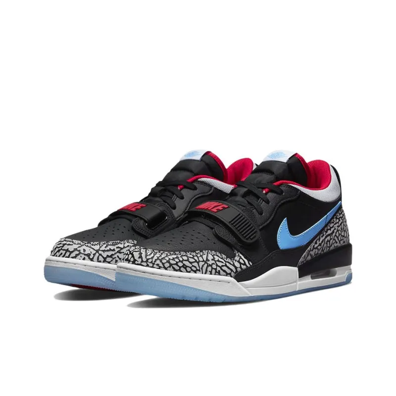 Jordan Legacy 312 Low Black Valor Blue-2