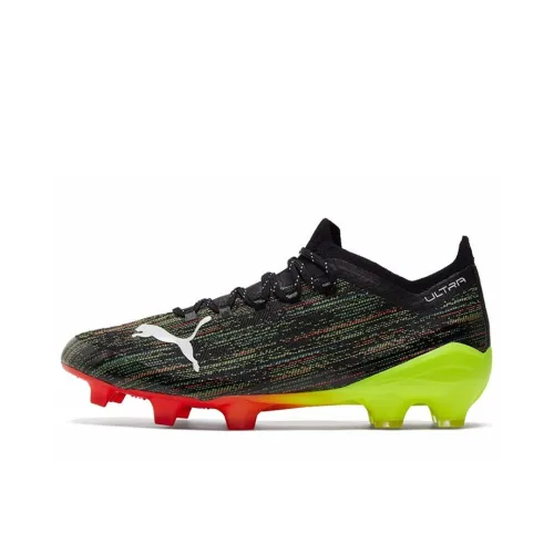 PUMA Ultra 1.2 FG AG Black Yellow Alert