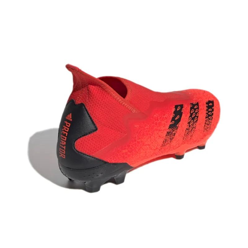 Predator Freak.3 Adidas Laceless Fg 'Demonscale - Solar Red'-3