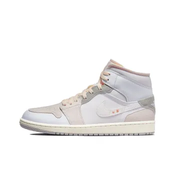 JORDAN 1 Mid Se Craft Inside Out White Grey