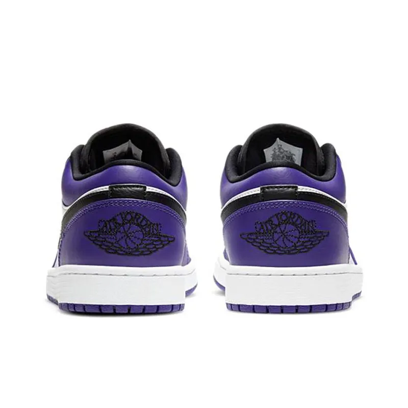Jordan 1 Low Court Purple White-4