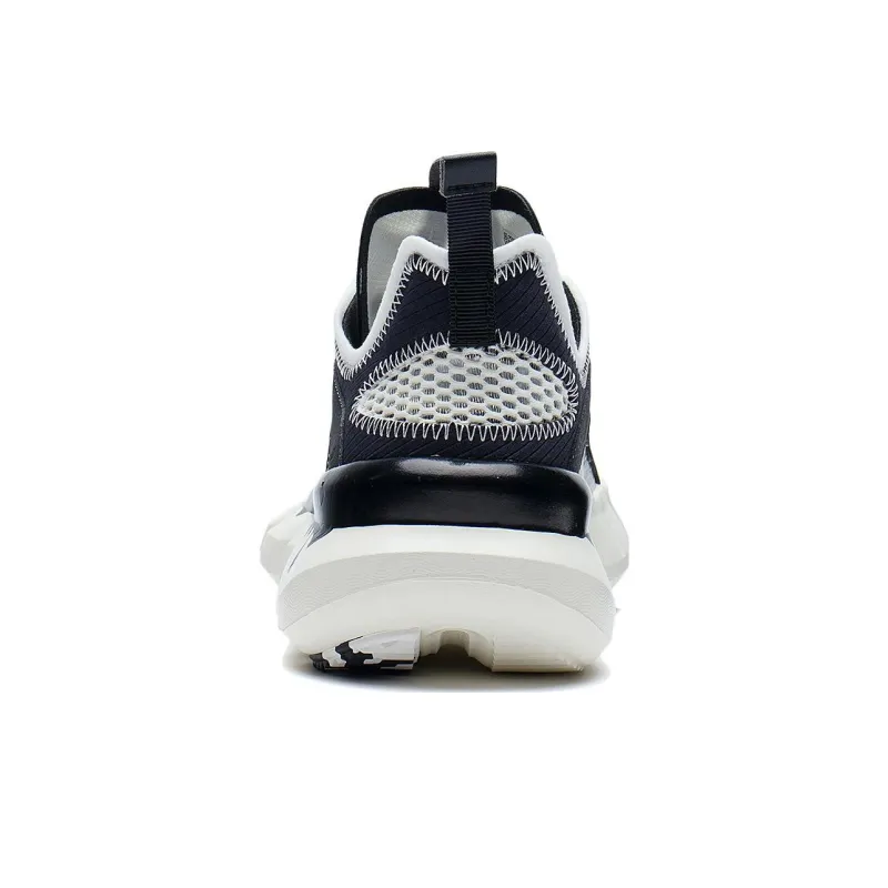 LINING Enlightenment 2.3 Lite Vintage Basketball Shoes Women's Low Top Ecru/Black-5