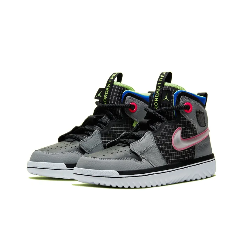 JORDAN 1 High React Black Particle Grey-2