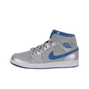 JORDAN 1 Mid Wolf Grey Sport Blue