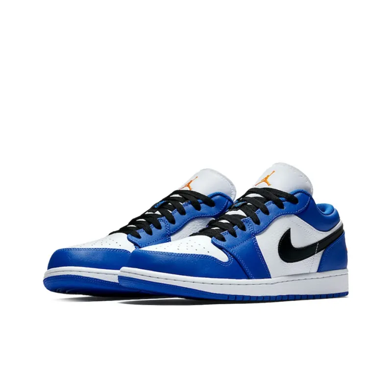 Jordan 1 Low Hyper Royal Orange Peel-2