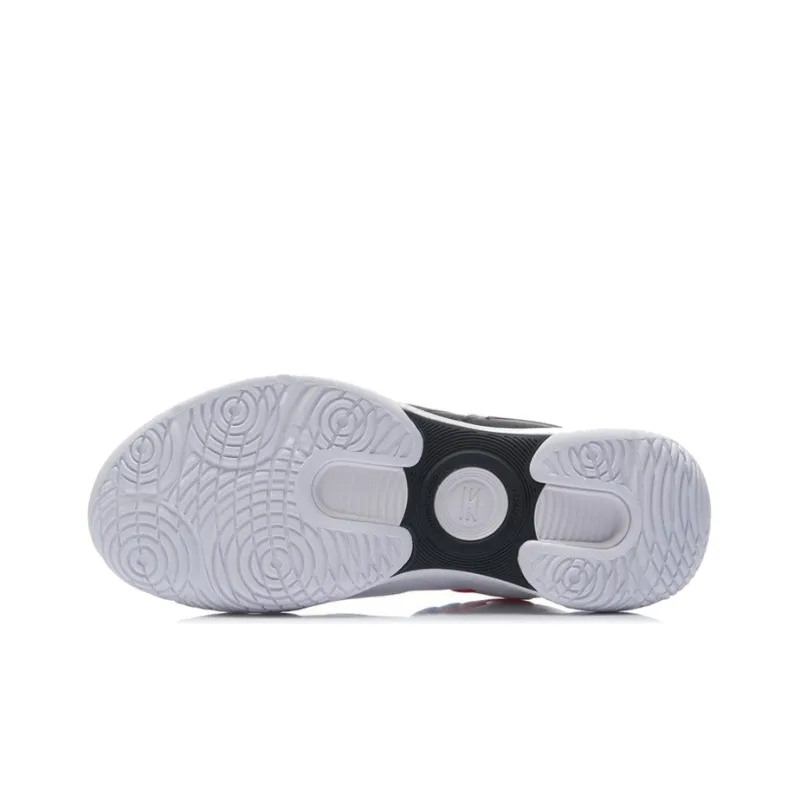 LiNing Battle Halberd Ⅲ LITE Cushioned Slip Resistant Low Top Badminton Shoes Unisex Black White-4