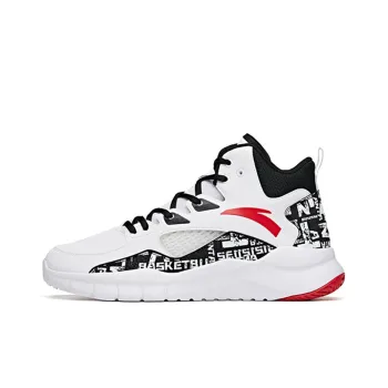 ANTA Basketball Collection Basketball Shoes Men High Top ANTA White/University Red/Black