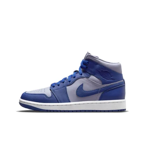 Jordan 1 Mid SE Iron Purple Deep Royal Women's