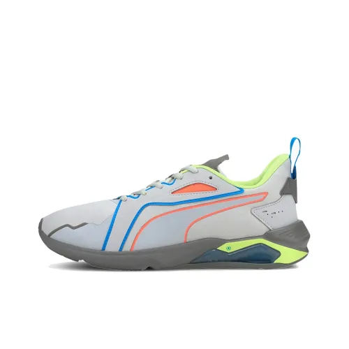 PUMA LQDCELL Training Shoes Men Low-Top Gray/Orange/Green/Blue/Yellow