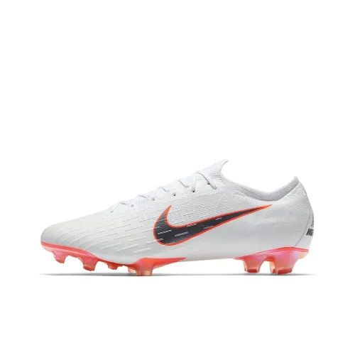 Nike Mercurial Vapor 12 Soccer Shoes Men Low-Top White/Red/Orange