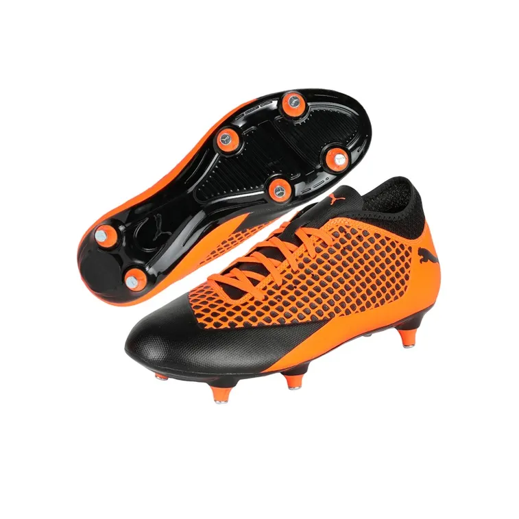 PUMA Future 2.4 Sg Soft Ground Color Shift Biscay 'Black Orange'-4