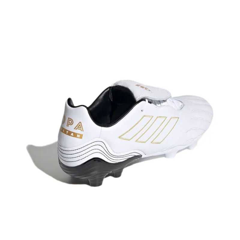 Adidas Copa Kapitan.2 FG Rubber Long Studs Slip-Resistant Soccer Shoes Unisex White Black-3