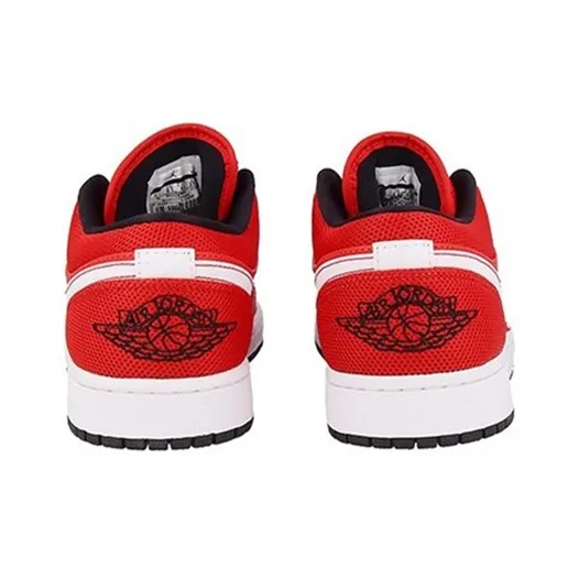 JORDAN 1 Low University Red White-4
