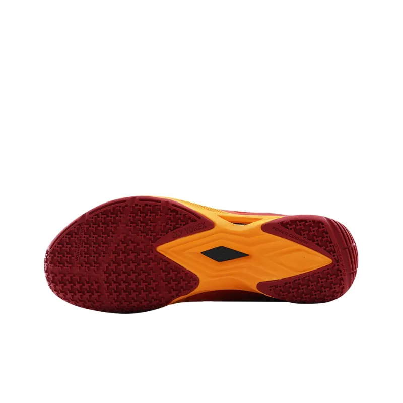 YONEX POWER CUSHION AERUS Low Top Badminton Shoes Men's Orange Red-4