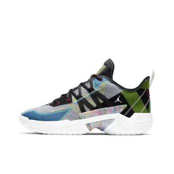 JORDAN Westbrook One Take 2 'Wolf Grey Aurora Green'