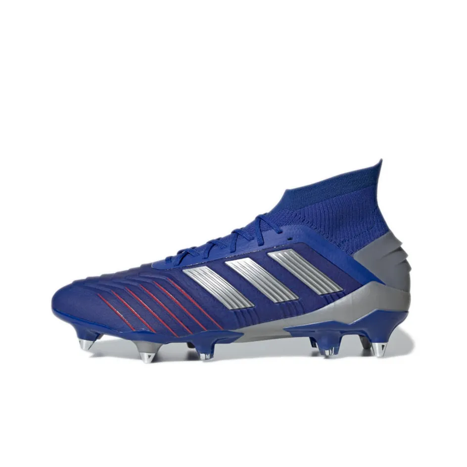 Adidas Predator 19.1 Soccer Shoes Men Mid Top Collegiate Blue