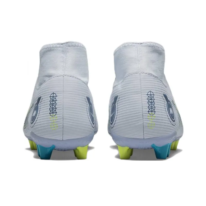 Nike Superfly 8 Academy AG 'Gray Light Blue Yellow'-4