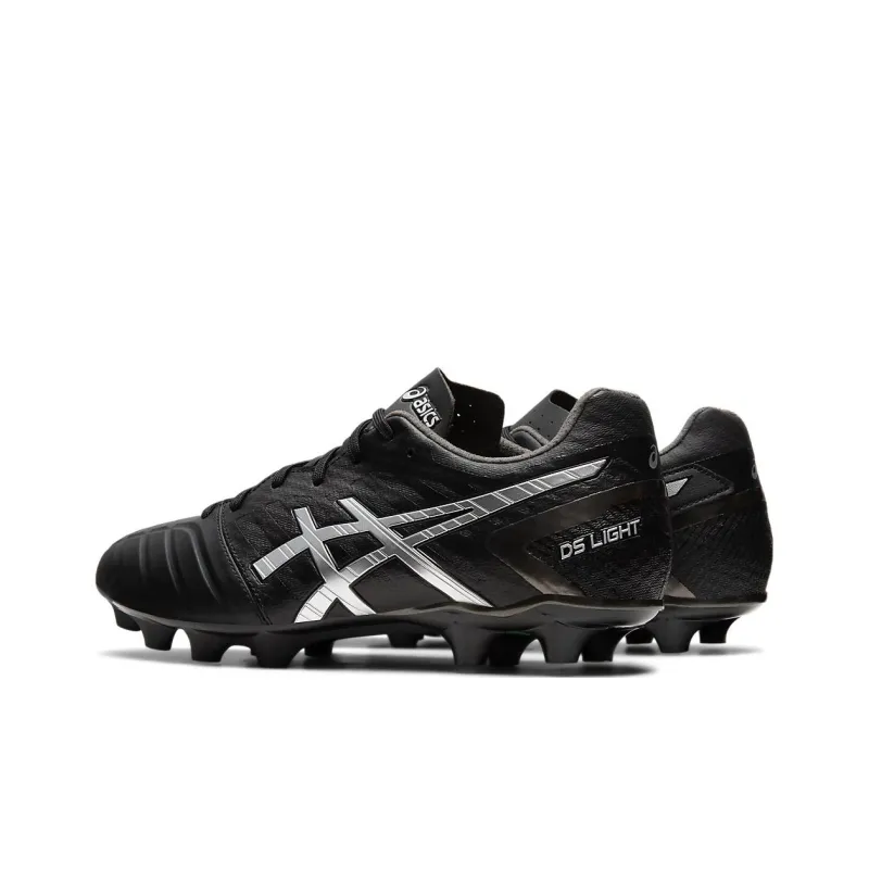 Asics Ds Light Club AG Artificial Ground Slip Resistant, Abrasion Resistant, Breathable Soccer Shoes Men's Black Silver-3